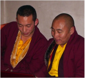 Chokyi Senge Trungpa XII Rinpoche & Aten (Chetsang) Rinpoche -Photo Surmang Khenpo